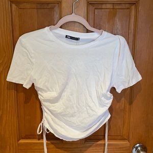 White ZARA tshirt